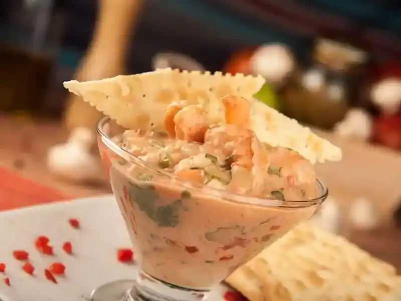 CEVICHE DE CAMARONES